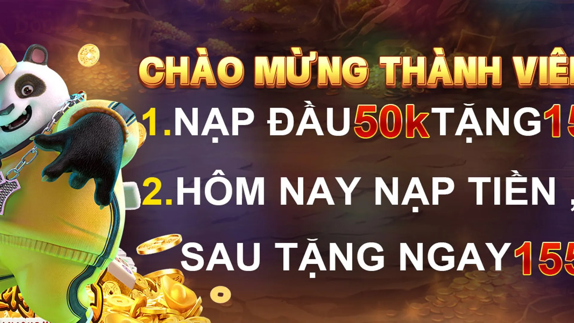 Banner khuyến mãi chào mừng Fun88